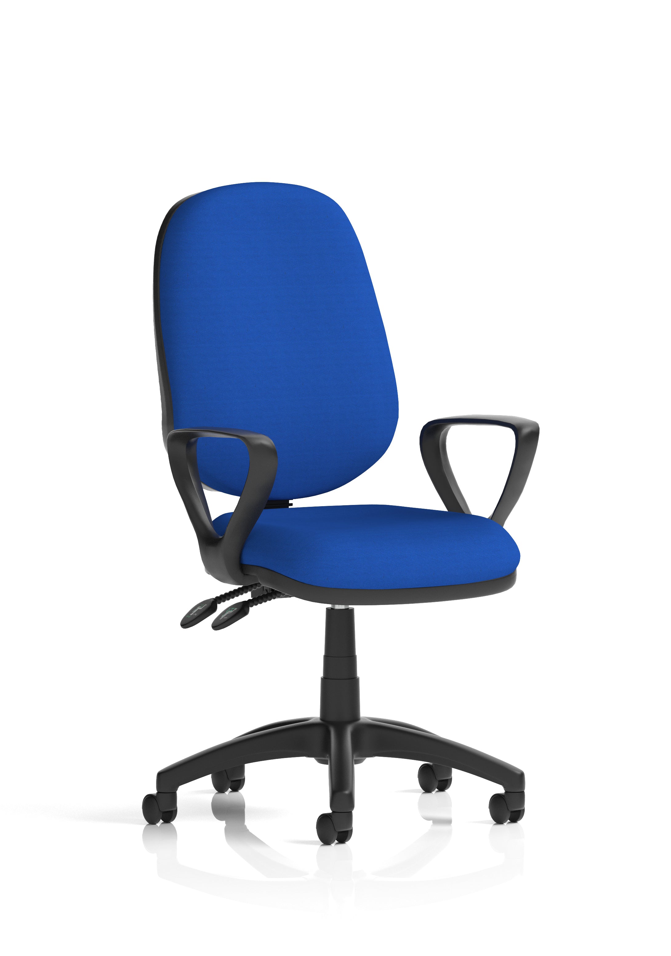 Eclipse Plus II Ergonomic Chair (Loop Arms) (Back & Seat) Stevia Blue