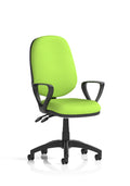 Eclipse Plus II Ergonomic Chair (Loop Arms) (Back & Seat) Myrrh Green