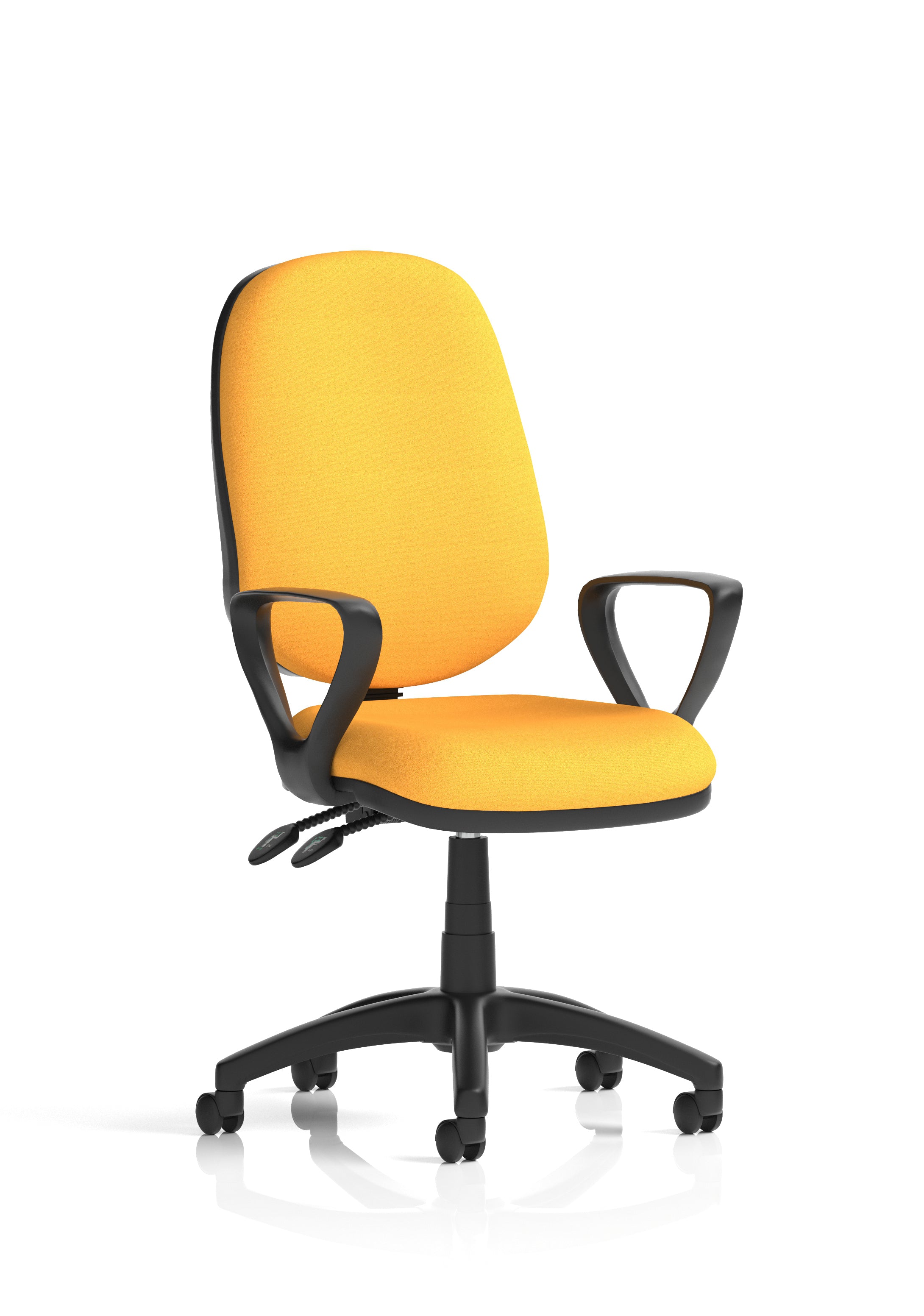 Eclipse Plus II Ergonomic Chair (Loop Arms) (Back & Seat) Senna Yellow