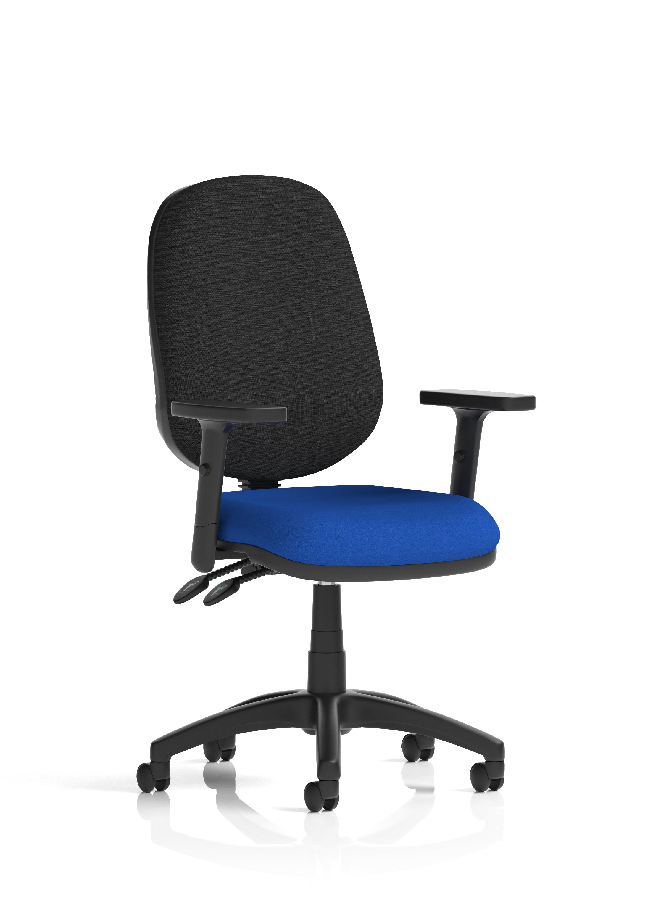 Eclipse Plus II Ergonomic Chair (Adjustable Arms) Stevia Blue