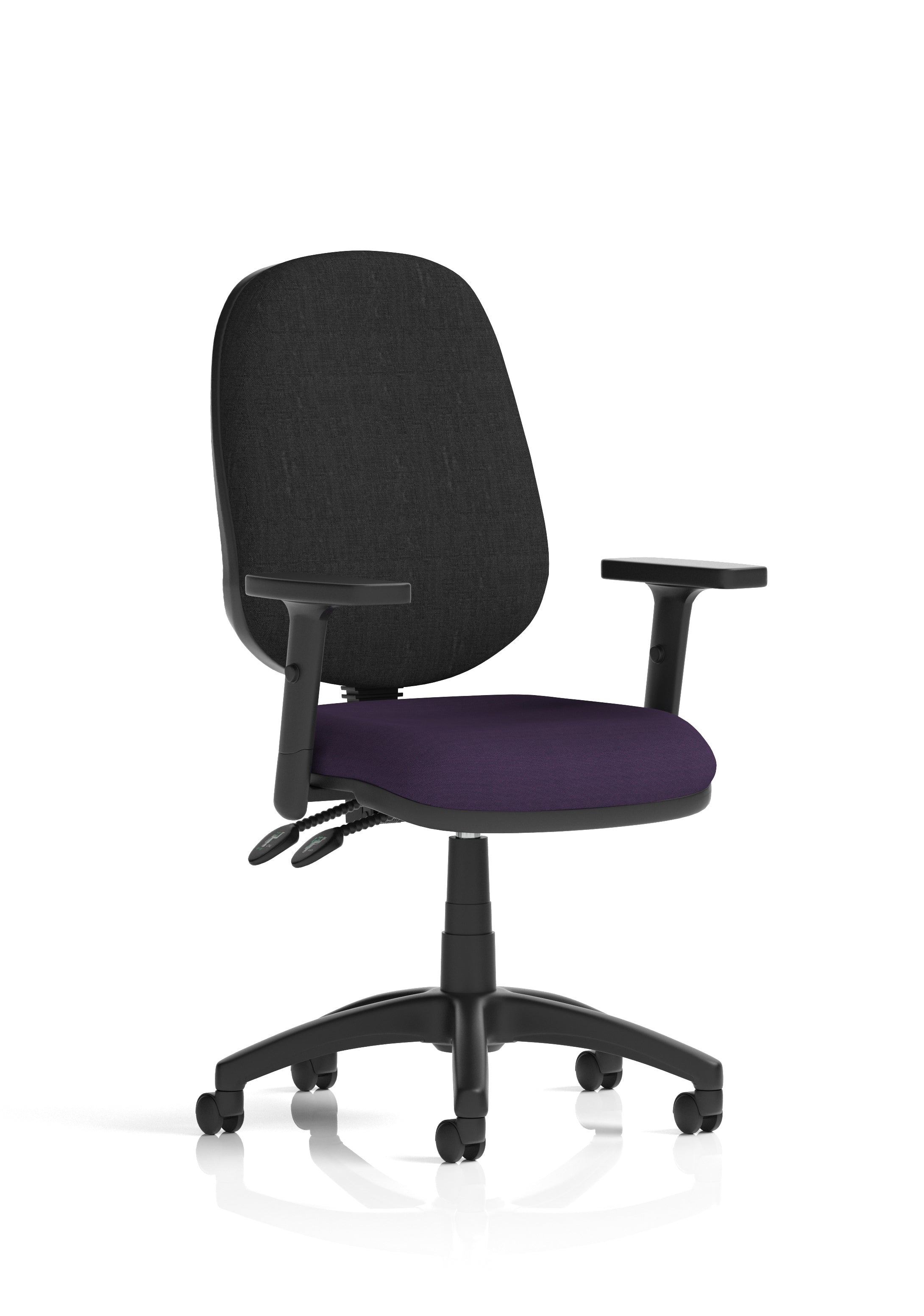 Eclipse Plus II Ergonomic Chair (Adjustable Arms) Tansy Purple