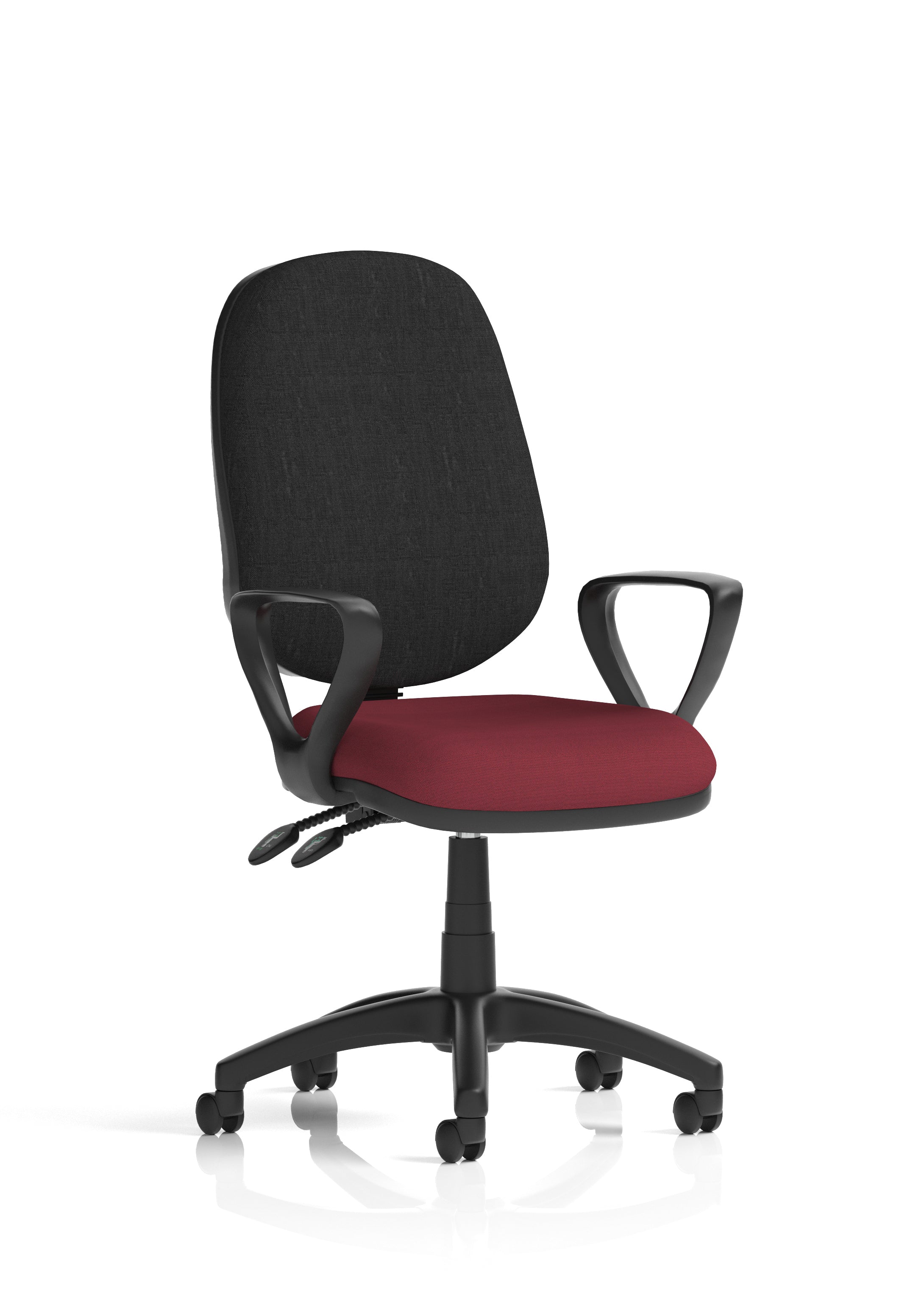Eclipse Plus II Ergonomic Chair (Loop Arms) Ginseng Chilli