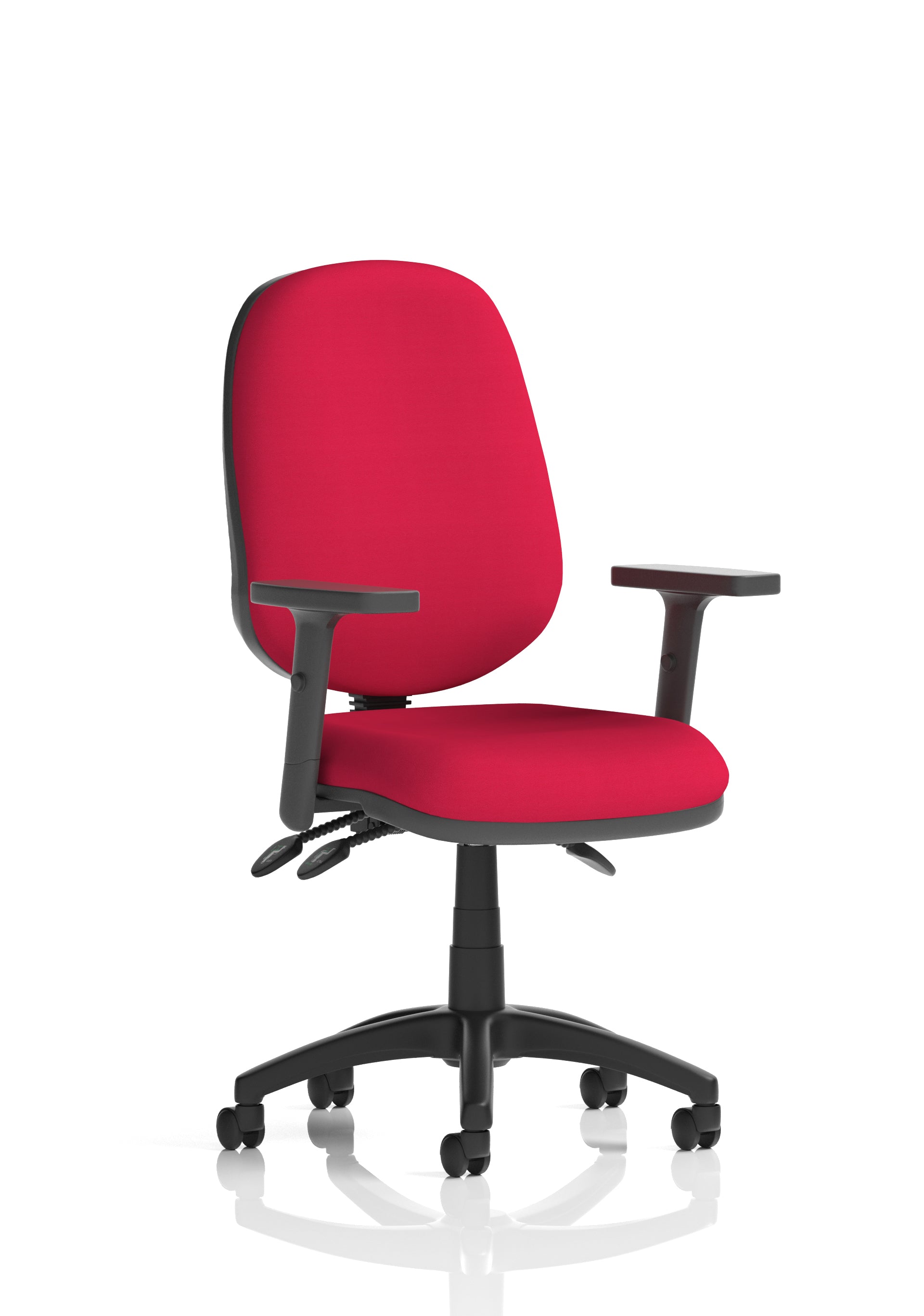 Eclipse Plus III Ergonomic Chair (Adjustable Arms) (Back & Seat) Bergamot Cherry