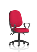Eclipse Plus III Ergonomic Chair (Loop Arms) (Back & Seat) Bergamot Cherry