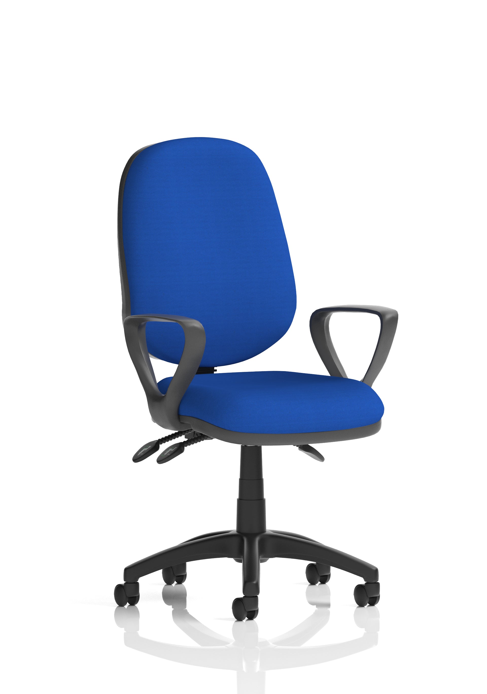 Eclipse Plus III Ergonomic Chair (Loop Arms) (Back & Seat) Stevia Blue
