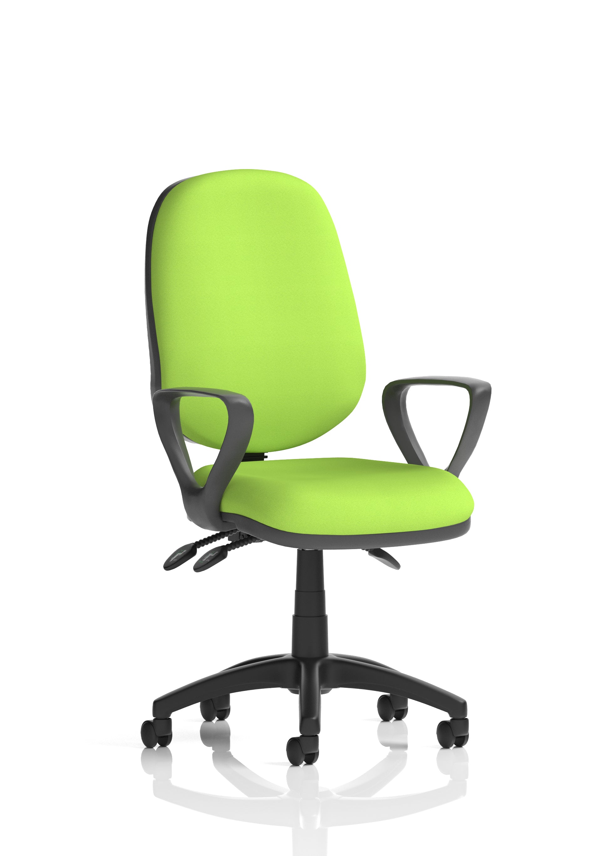 Eclipse Plus III Ergonomic Chair (Loop Arms) (Back & Seat) Myrrh Green