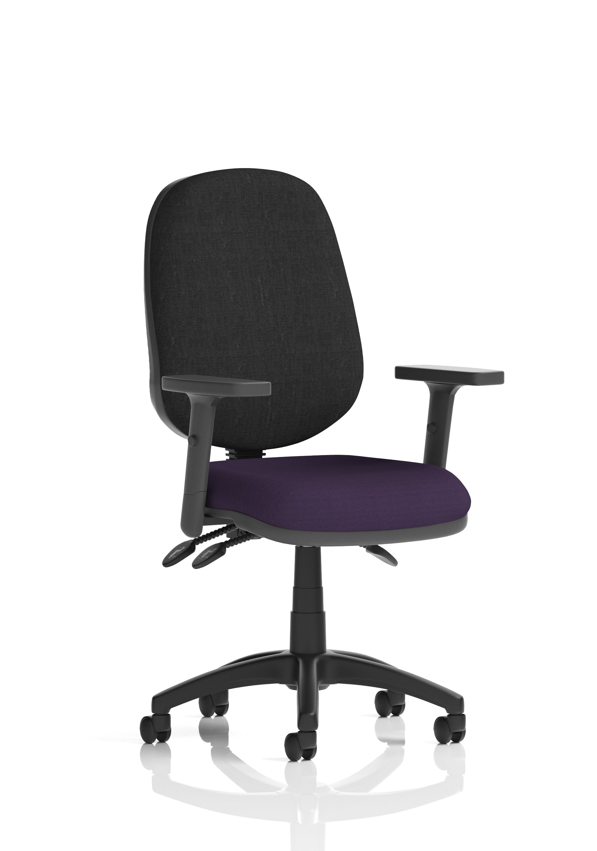 Eclipse Plus III Ergonomic Chair (Adjustable Arms) Tansy Purple