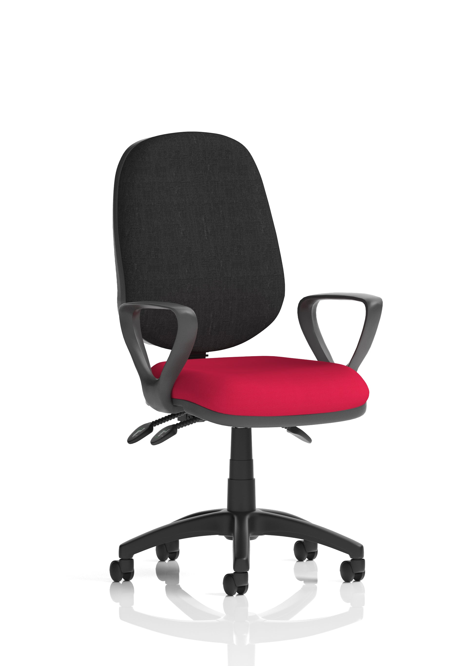 Eclipse Plus III Ergonomic Chair (Loop Arms) Bergamot Cherry