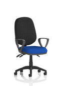 Eclipse Plus III Ergonomic Chair (Loop Arms) Stevia Blue