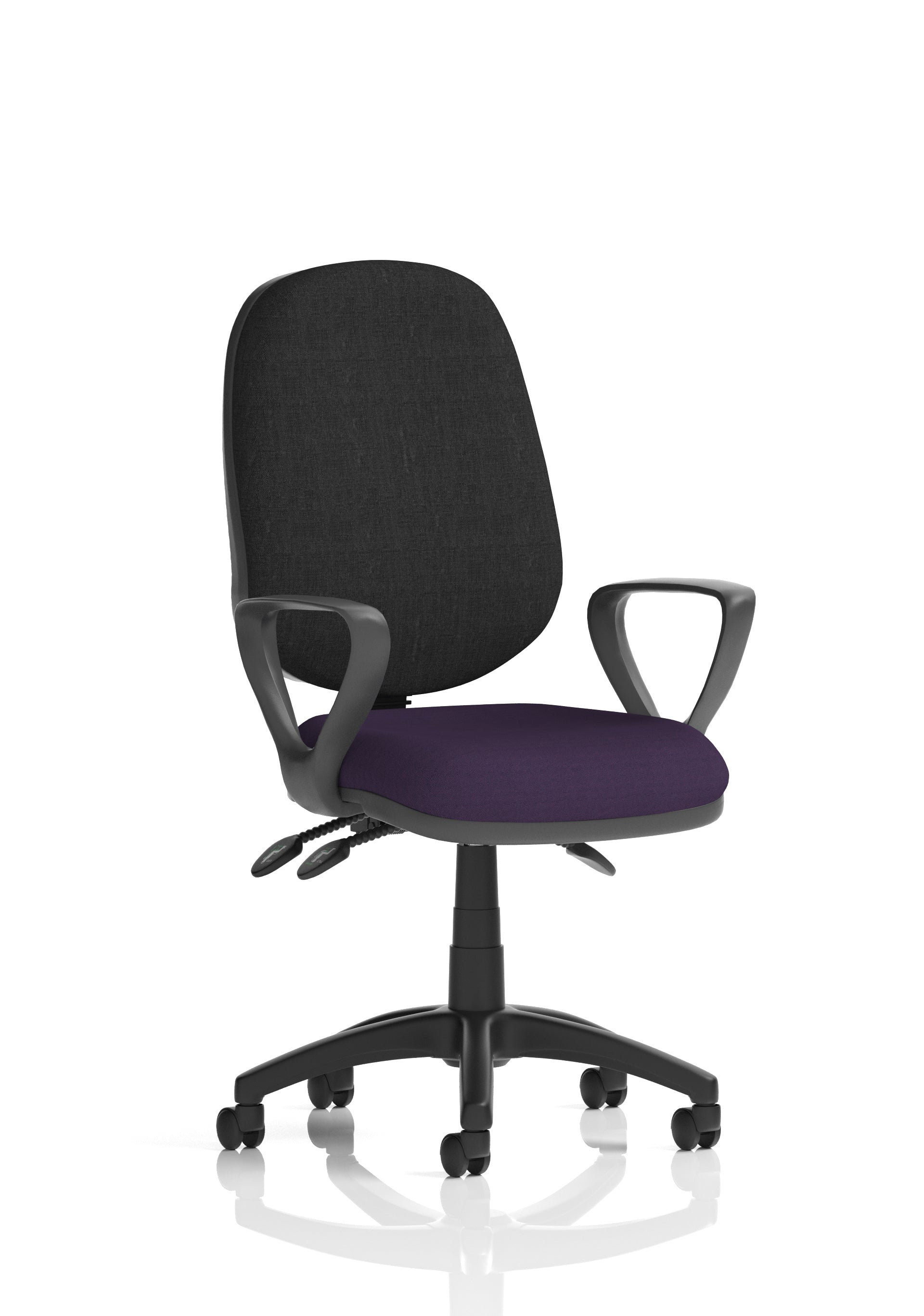 Eclipse Plus III Ergonomic Chair (Loop Arms) Tansy Purple