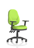 Eclipse Plus XL Ergonomic Chair (Adjustable Arms) (Back & Seat) Myrrh Green