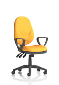 Eclipse Plus XL Ergonomic Chair (Loop Arms) (Back & Seat) Senna Yellow