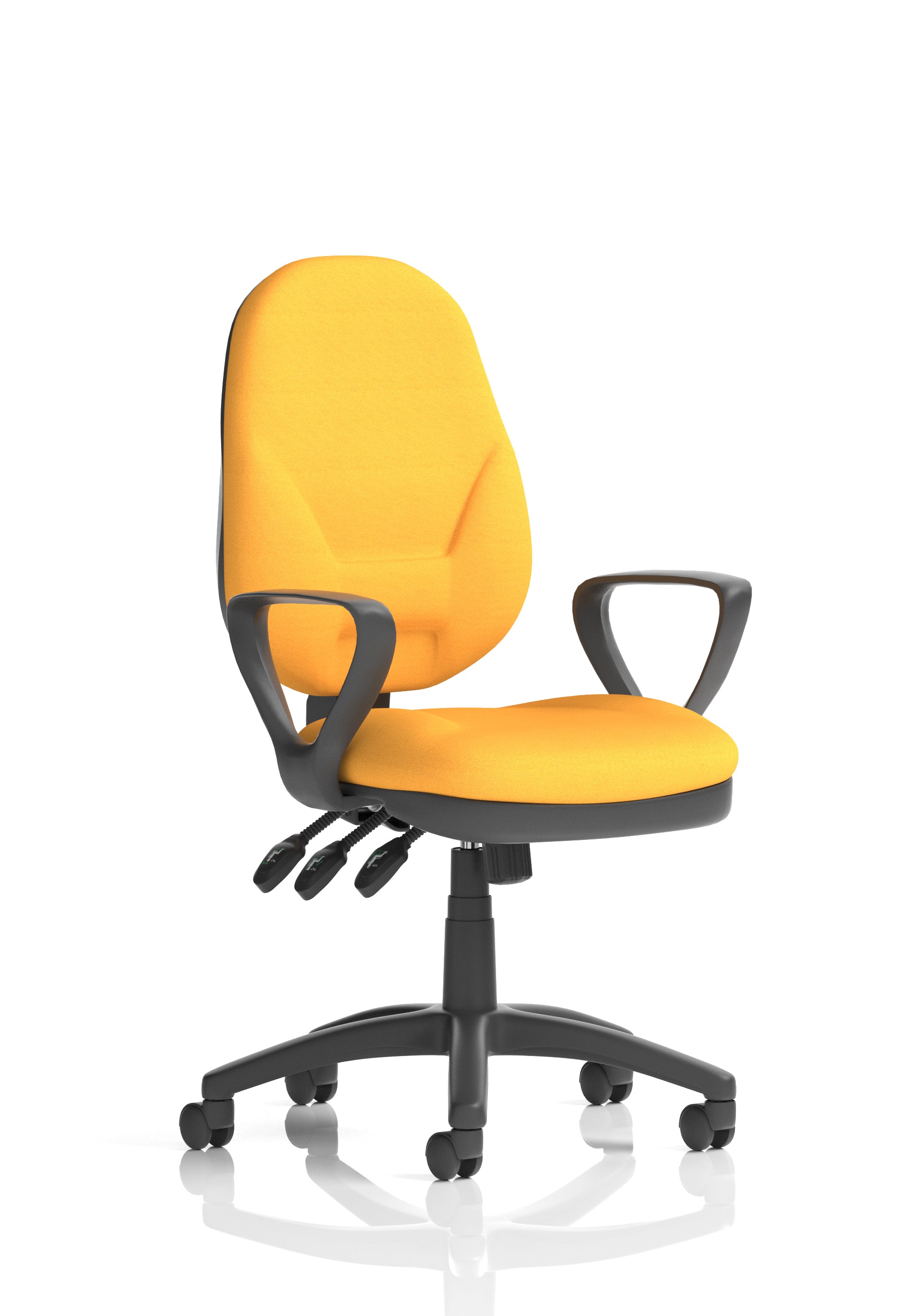 Eclipse Plus XL Ergonomic Chair (Loop Arms) (Back & Seat) Senna Yellow