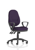 Eclipse Plus XL Ergonomic Chair (Loop Arms) (Back & Seat) Tansy Purple