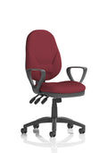Eclipse Plus XL Ergonomic Chair (Loop Arms) (Back & Seat) Ginseng Chilli