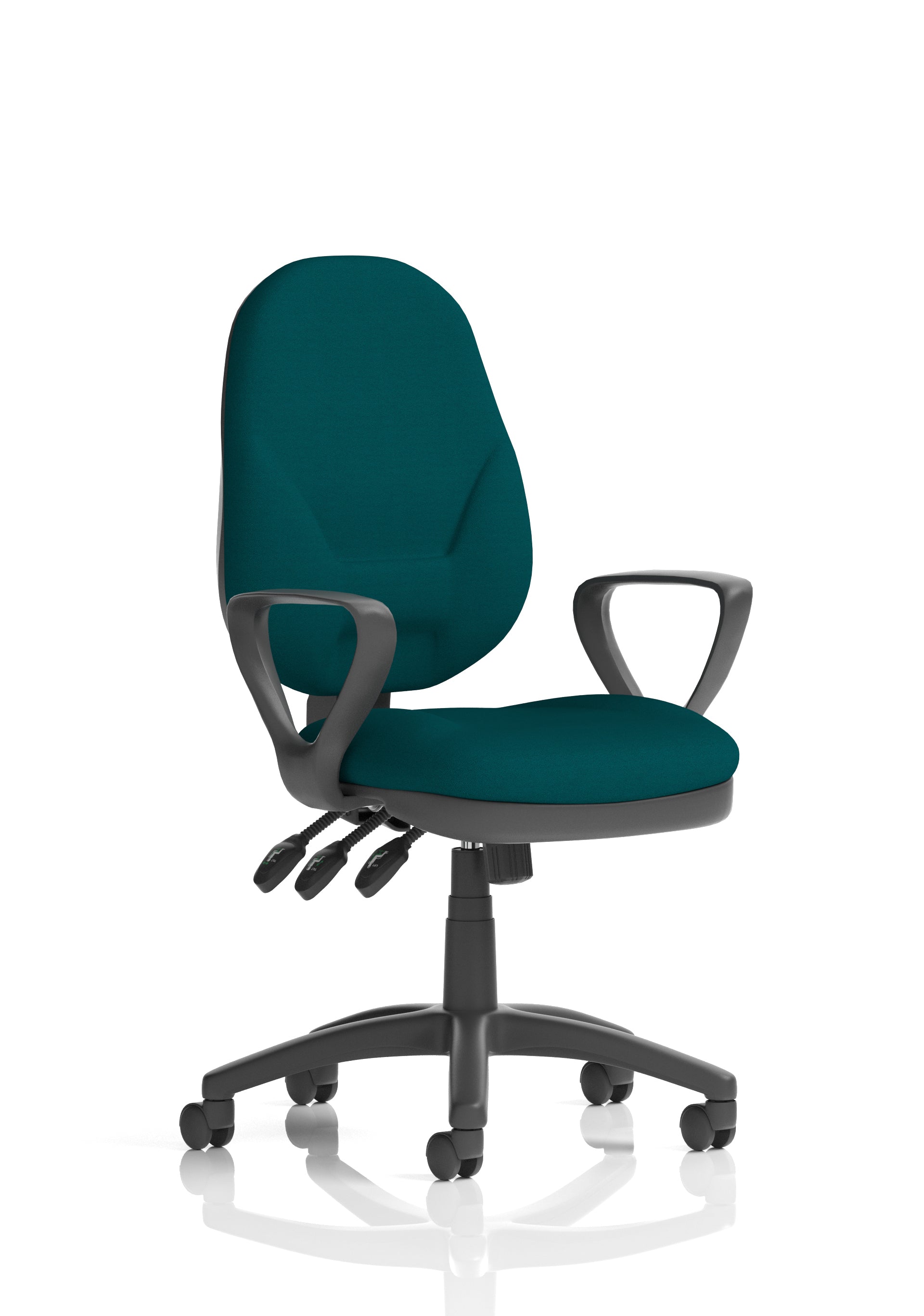 Eclipse Plus XL Ergonomic Chair (Loop Arms) (Back & Seat) Maringa Teal
