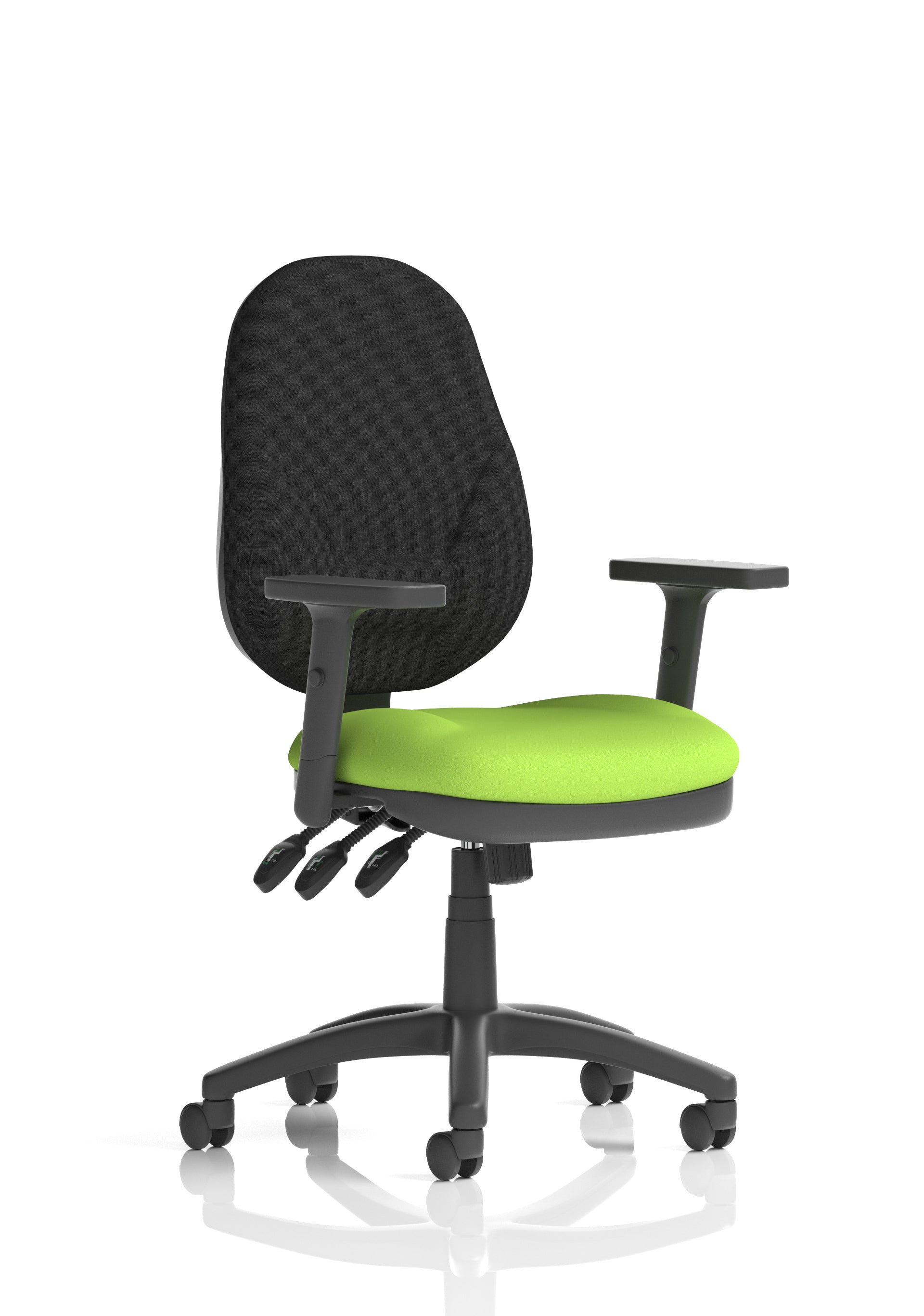 Eclipse Plus XL Ergonomic Chair (Adjustable Arms) Myrrh Green