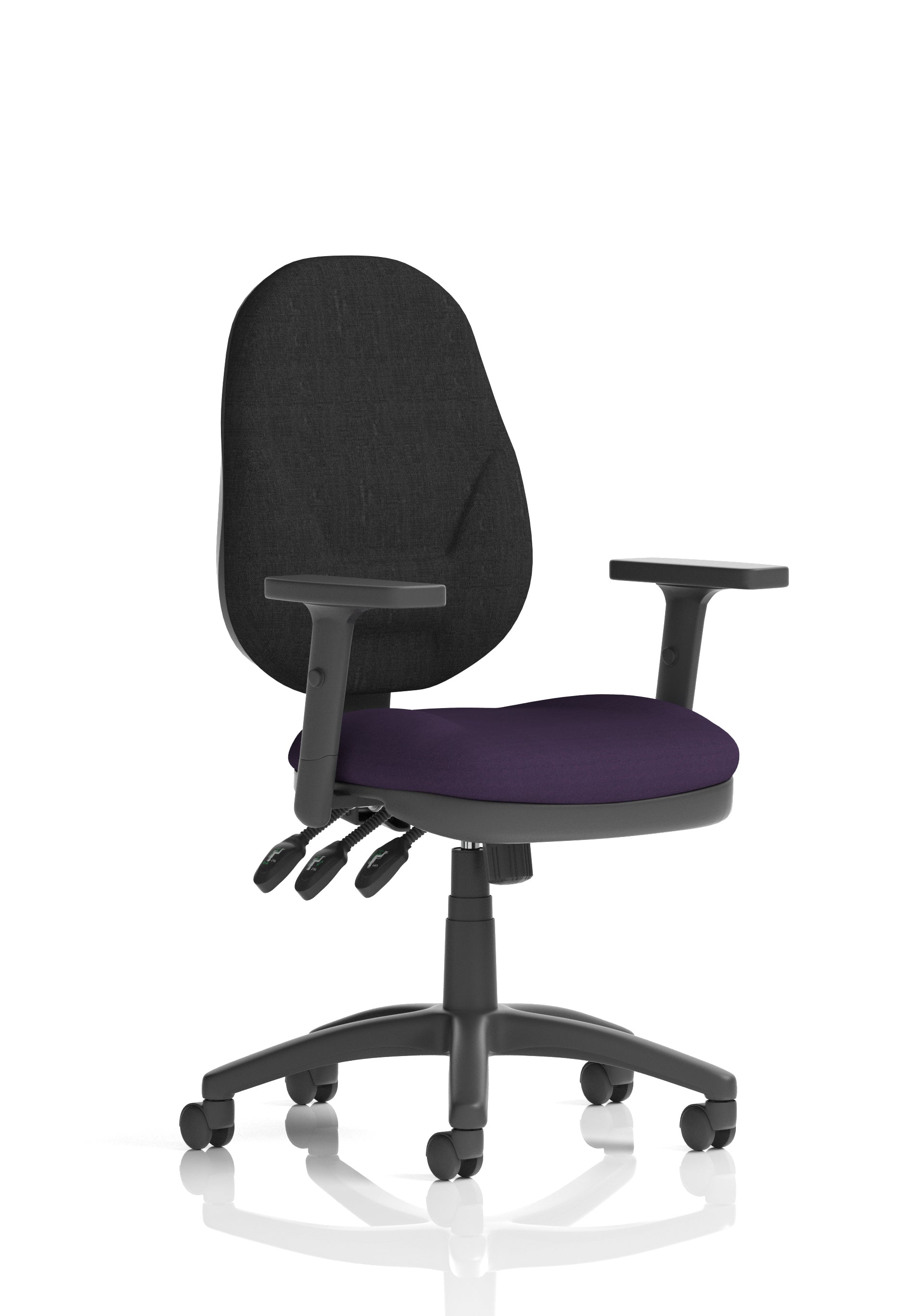 Eclipse Plus XL Ergonomic Chair (Adjustable Arms) Tansy Purple