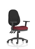 Eclipse Plus XL Ergonomic Chair (Adjustable Arms) Ginseng Chilli