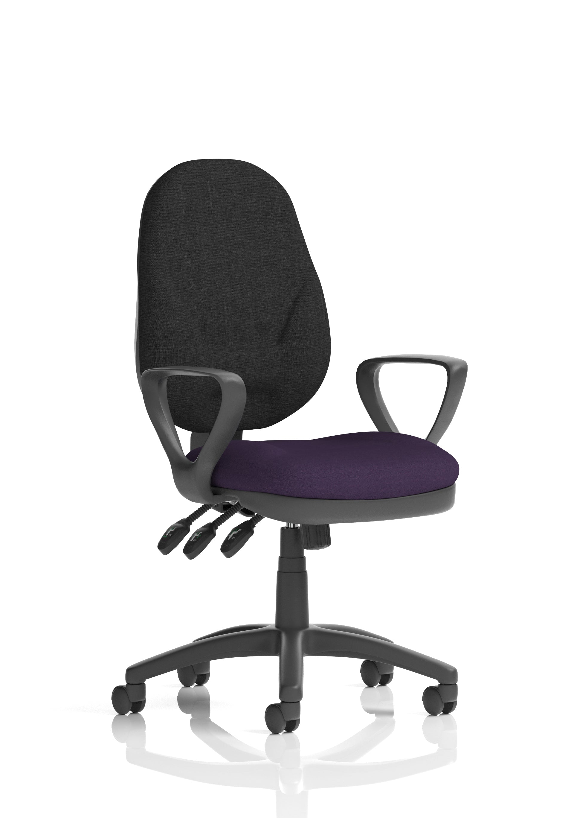 Eclipse Plus XL Ergonomic Chair (Loop Arms) Tansy Purple