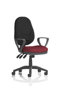 Eclipse Plus XL Ergonomic Chair (Loop Arms) Ginseng Chilli