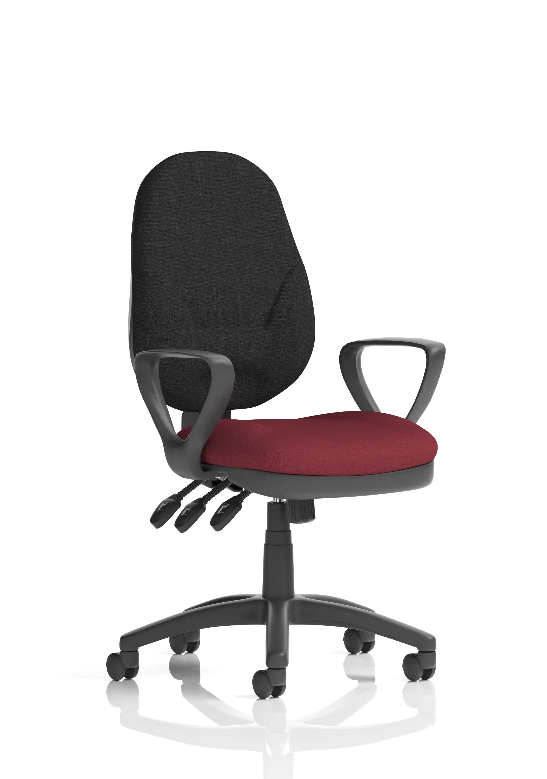 Eclipse Plus XL Ergonomic Chair (Loop Arms) Ginseng Chilli