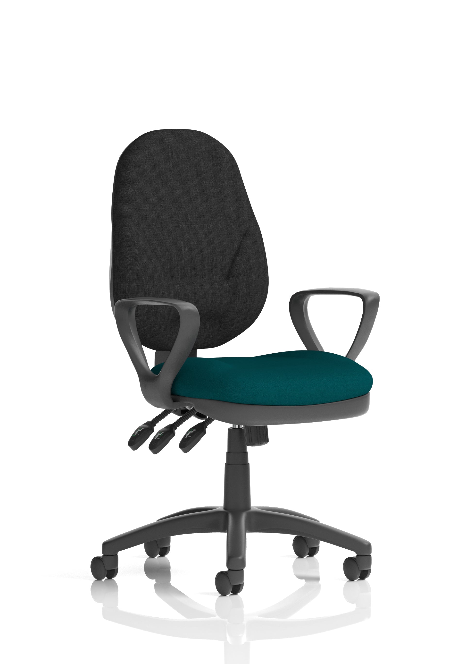 Eclipse Plus XL Ergonomic Chair (Loop Arms) Maringa Teal