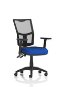 Eclipse Plus II Mesh Ergonomic Chair (Adjustable Arms) Stevia Blue