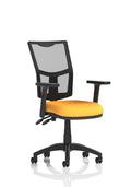 Eclipse Plus II Mesh Ergonomic Chair (Adjustable Arms) Senna Yellow