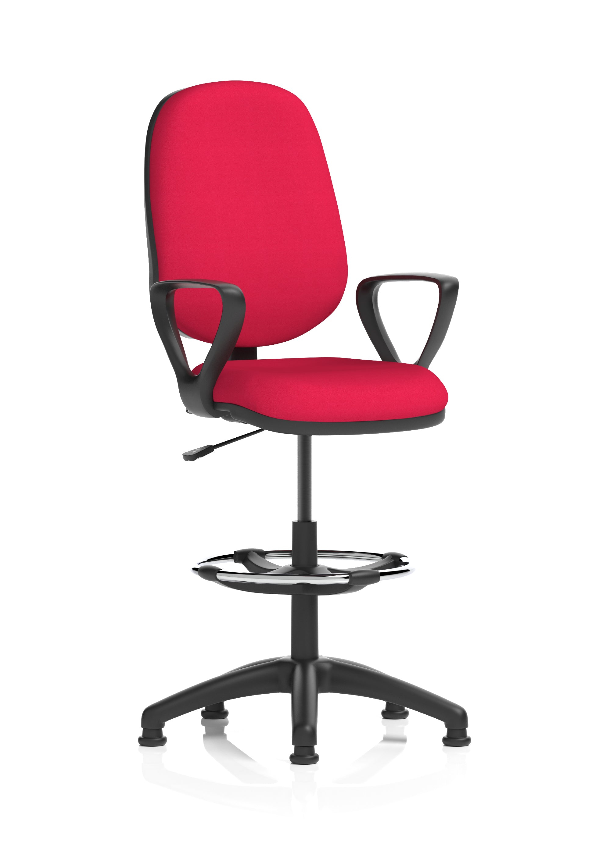 Eclipse Plus I Ergonomic Chair With High Rise Draughtsman Kit (Loop Arms) (Back & Seat) Bergamot Cherry
