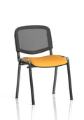 ISO Black Frame Mesh Back Bespoke Colour Senna Yellow (MOQ of 4 - Priced Individually)