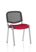 ISO Chrome Frame Mesh Back Bespoke Colour Bergamot Cherry (MOQ of 4 - Priced Individually)