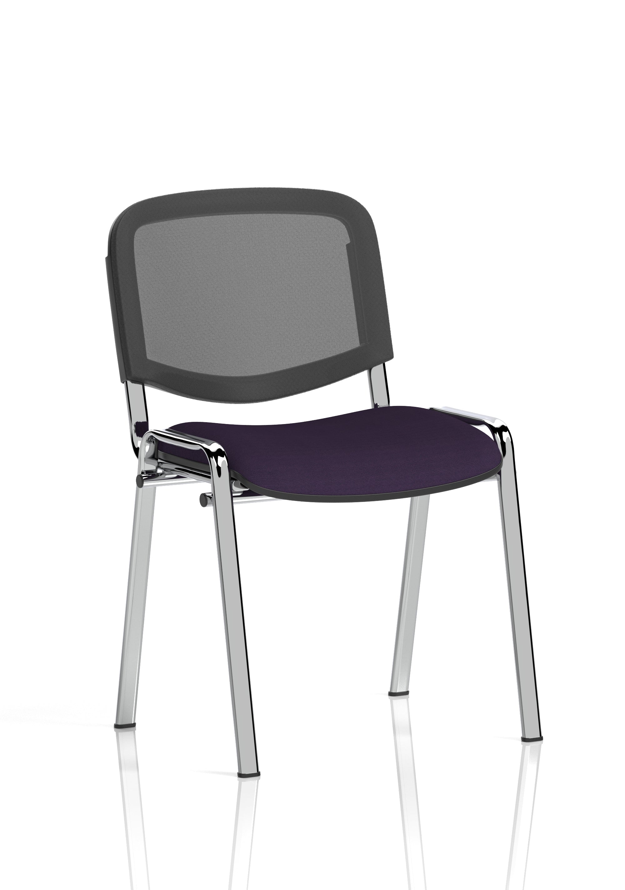 ISO Chrome Frame Mesh Back Bespoke Colour Tansy Purple (MOQ of 4 - Priced Individually)