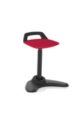 Spry Stool Black Frame Bergamot Cherry