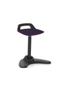 Spry Stool Black Frame Tansy Purple