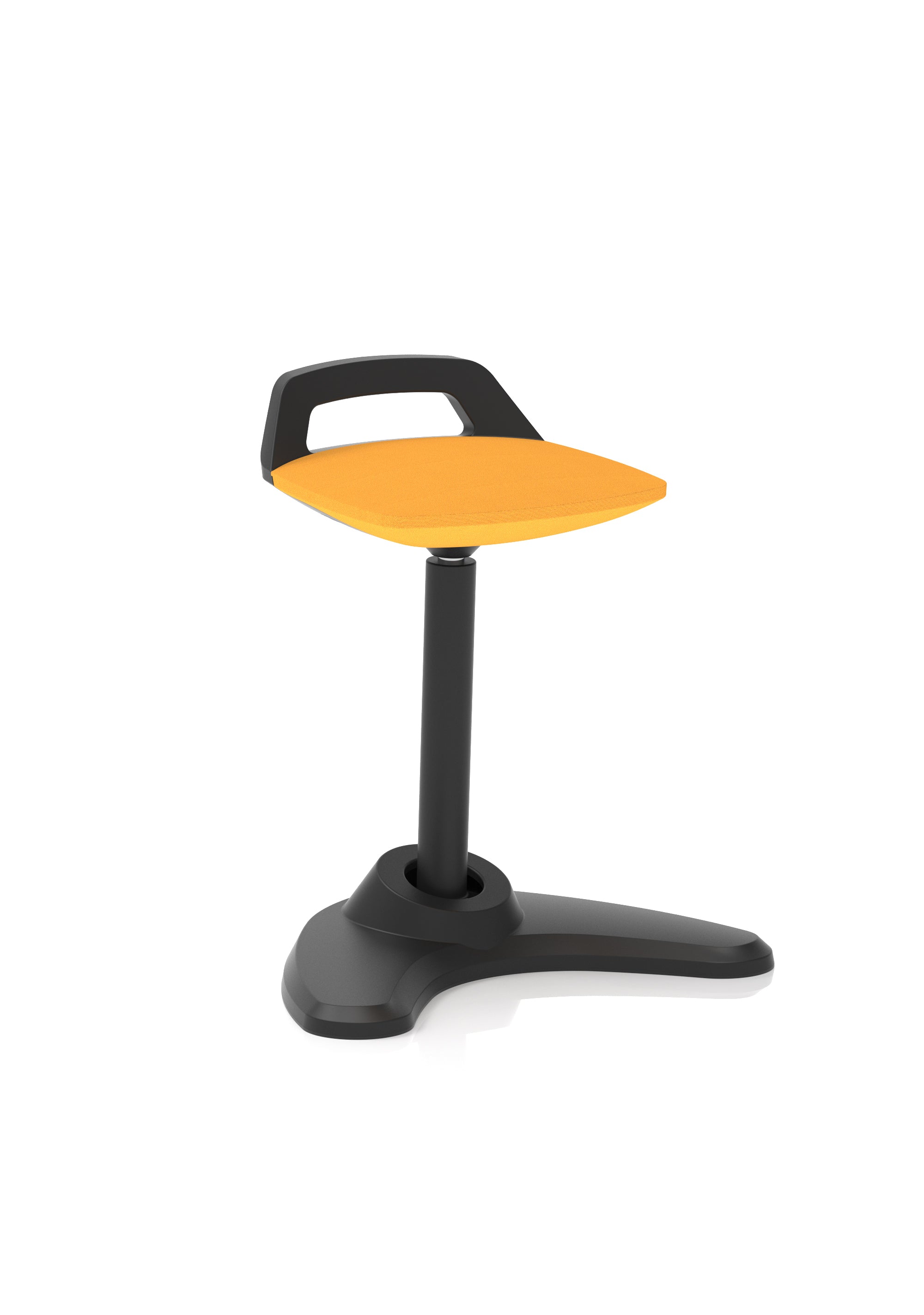 Spry Stool Black Frame Senna Yellow