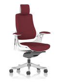 Zure White Shell (With Headrest) (Back & Seat) Ginseng Chilli