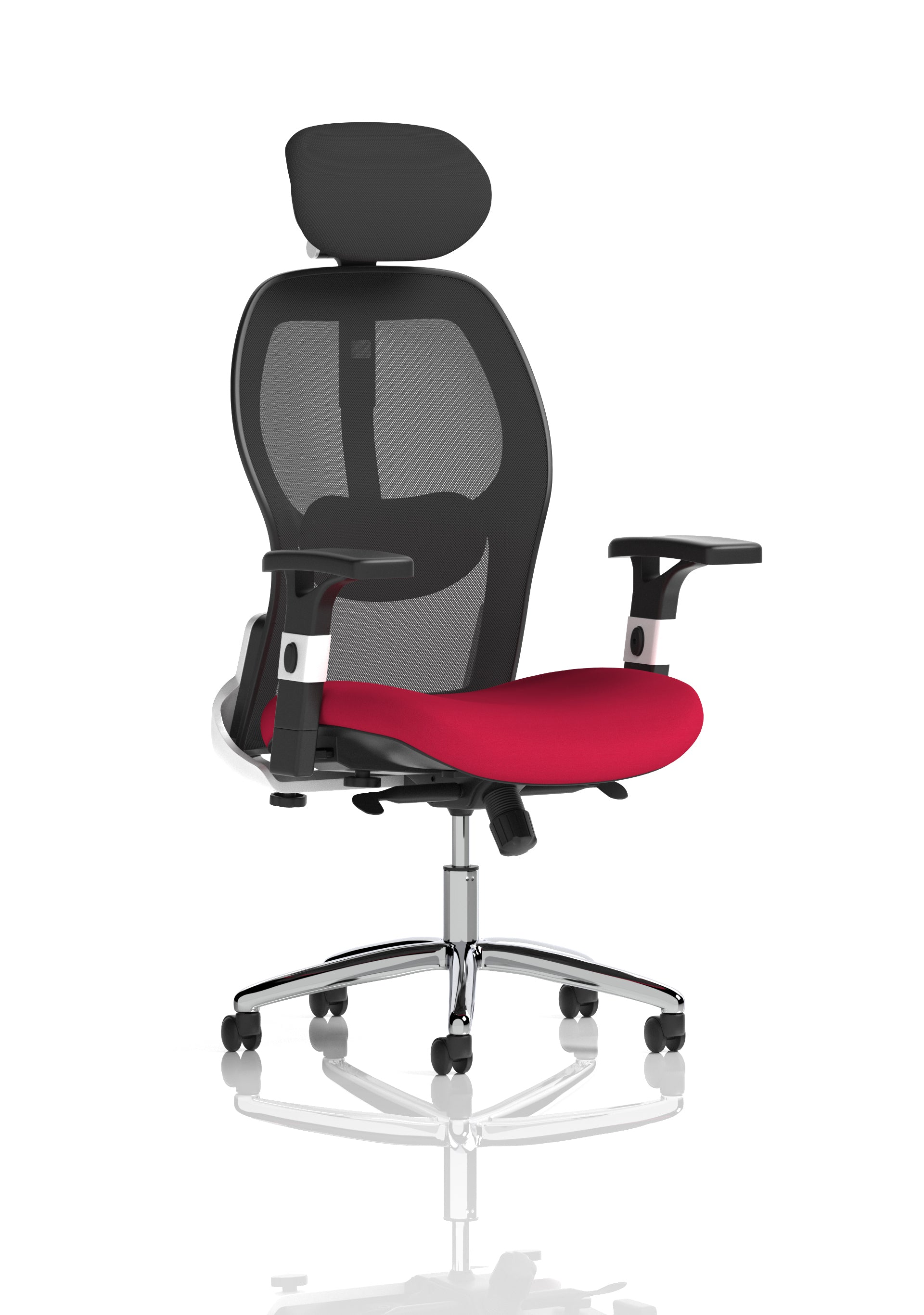 Sanderson II Mesh Back Chair Bergamot Cherry