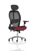 Sanderson II Mesh Back Chair Ginseng Chilli