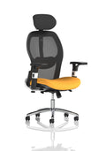 Sanderson II Mesh Back Chair Senna Yellow