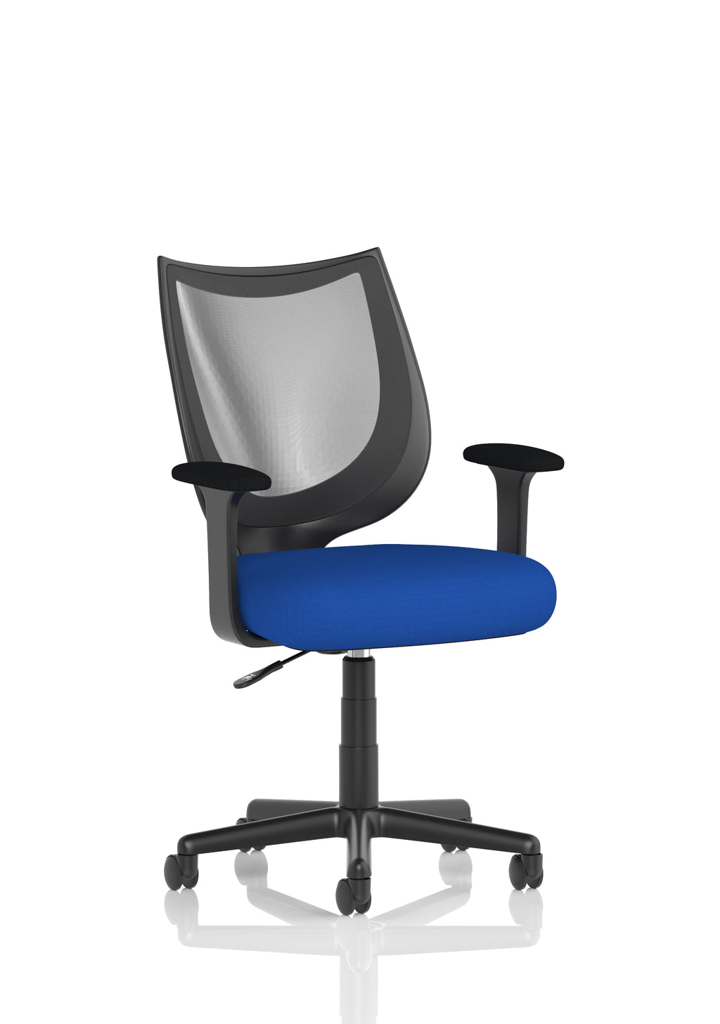Camden Black Mesh Chair Stevia Blue