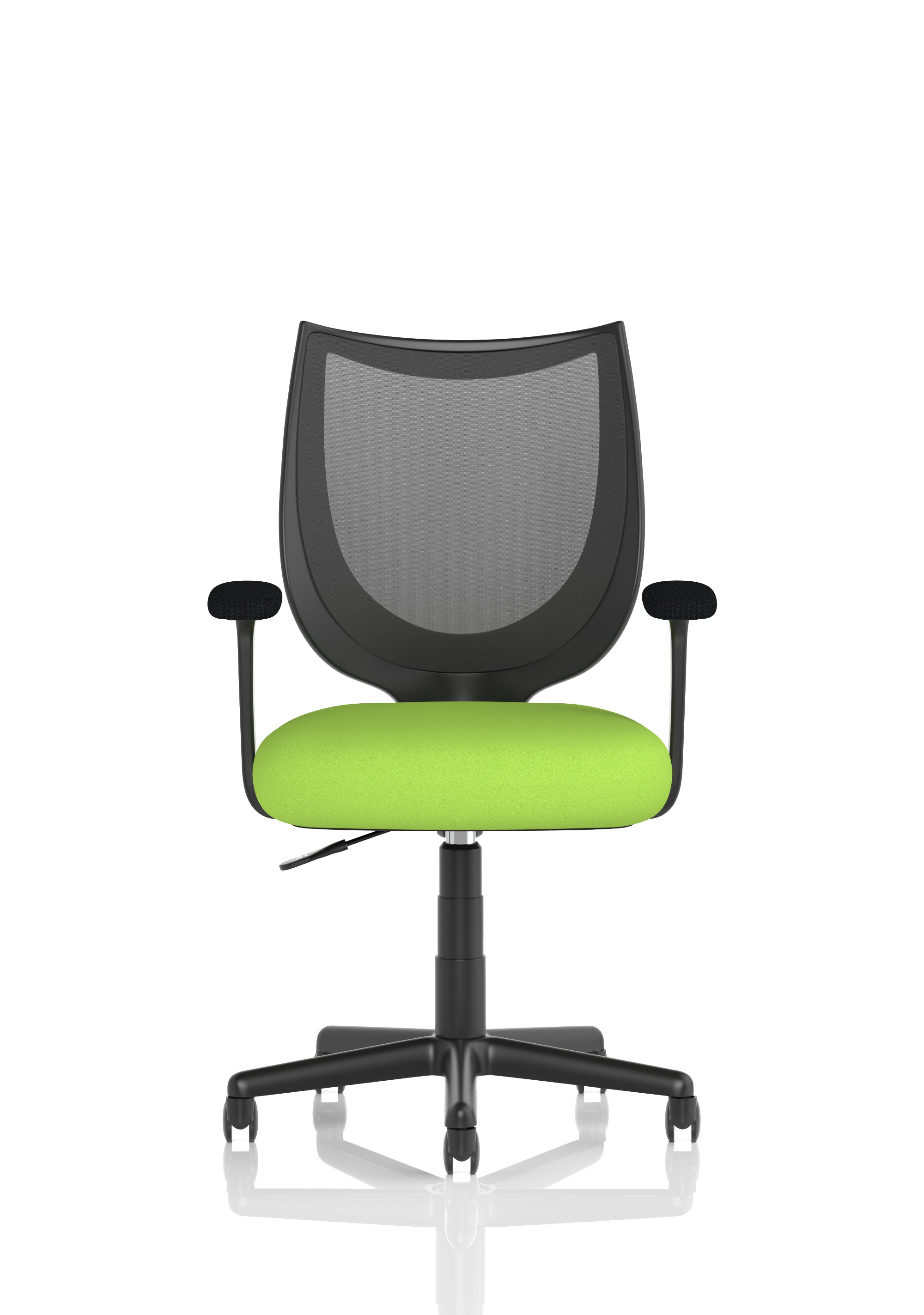 Camden Black Mesh Chair Myrrh Green