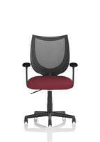 Camden Black Mesh Chair Ginseng Chilli