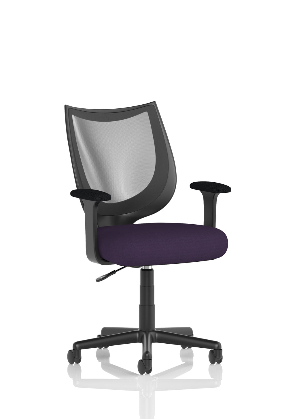 Camden Black Mesh Chair Tansy Purple