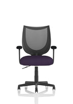 Camden Black Mesh Chair Tansy Purple