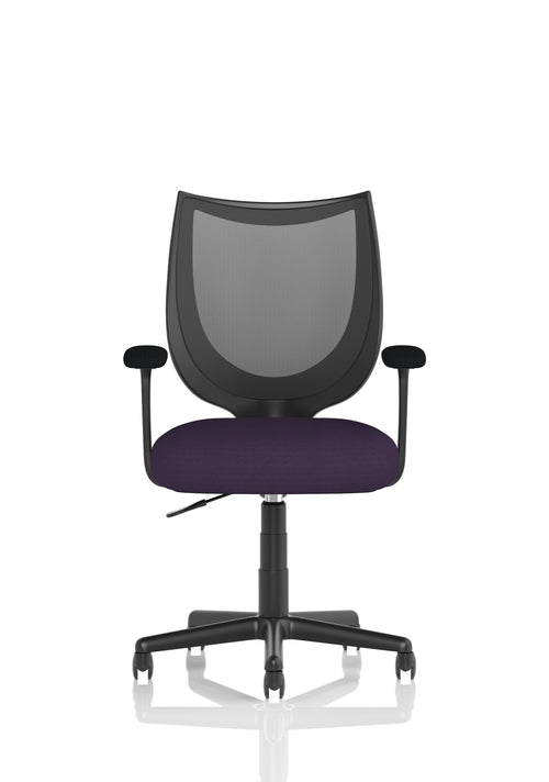 Camden Black Mesh Chair Tansy Purple