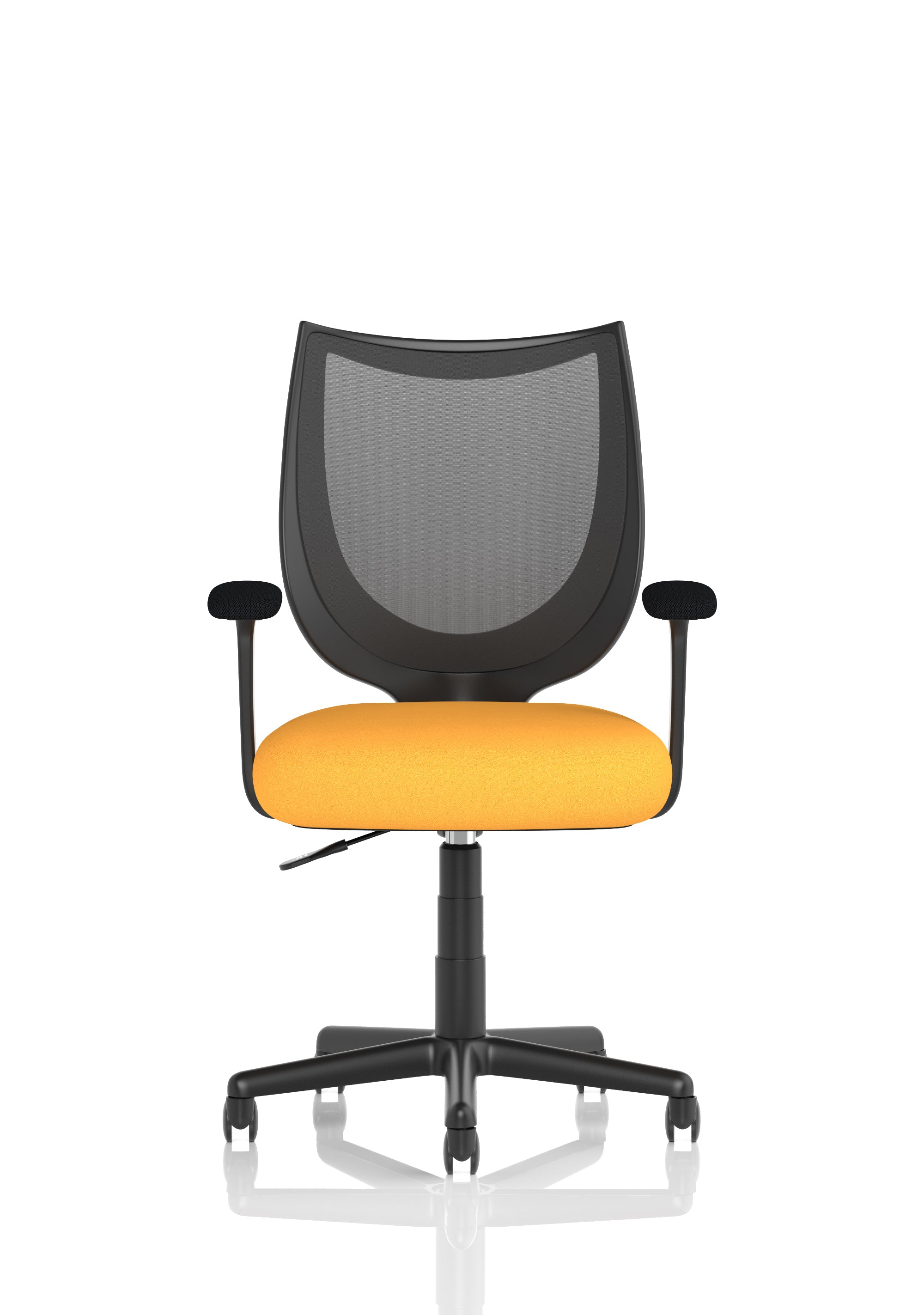 Camden Black Mesh Chair Senna Yellow