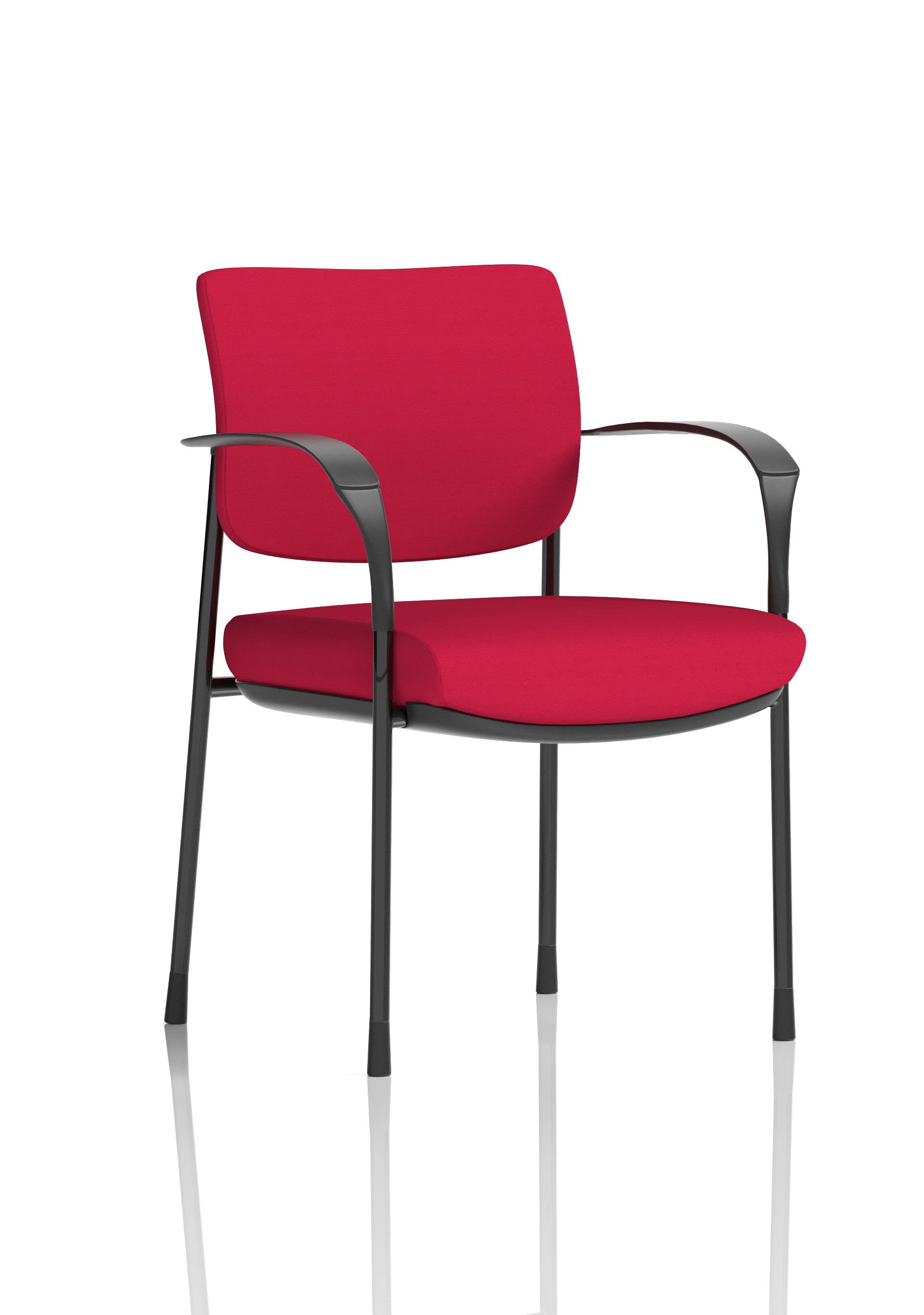 Brunswick Deluxe With Arms Black Frame (Back & Seat) Bergamot Cherry