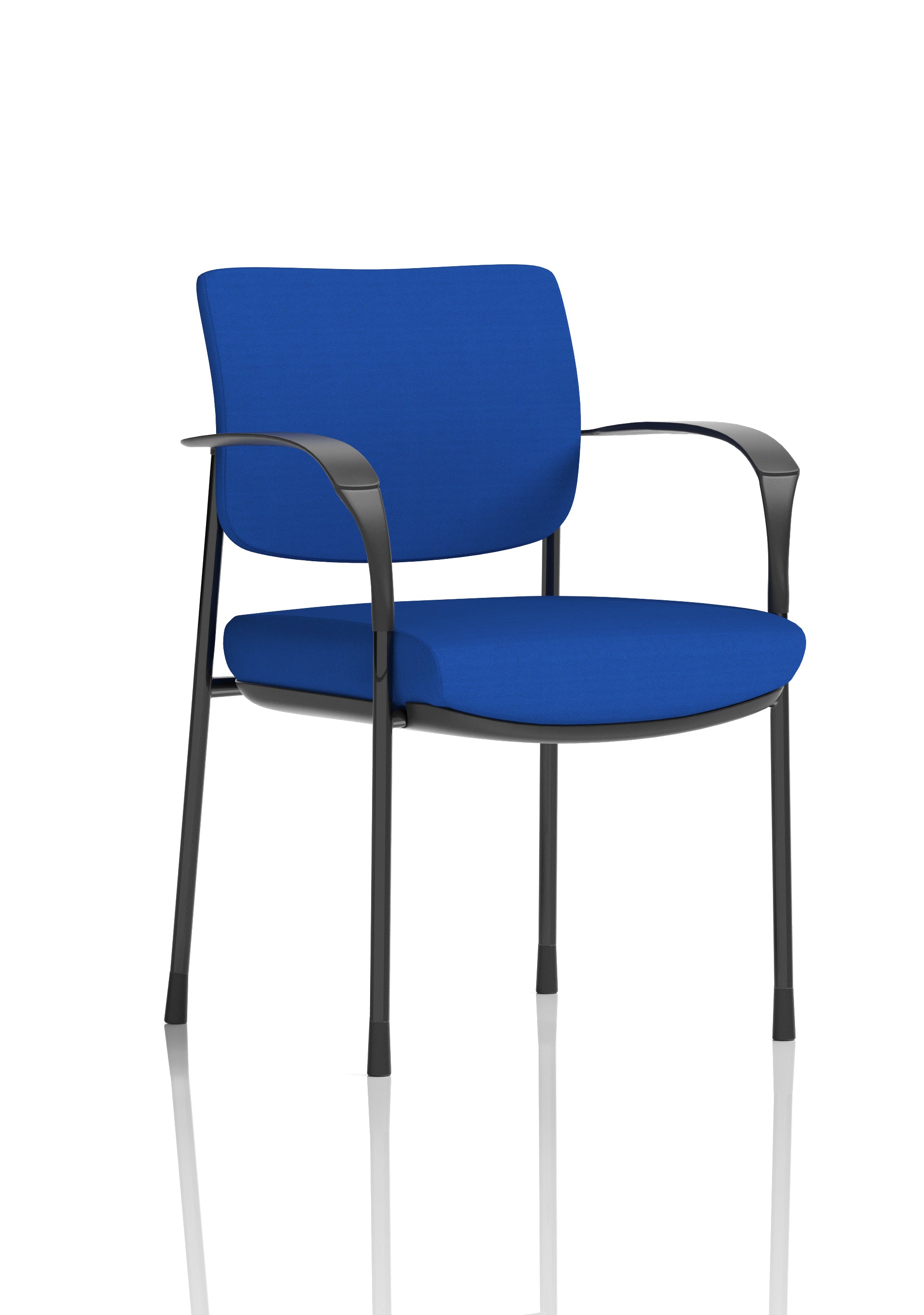 Brunswick Deluxe With Arms Black Frame (Back & Seat) Stevia Blue