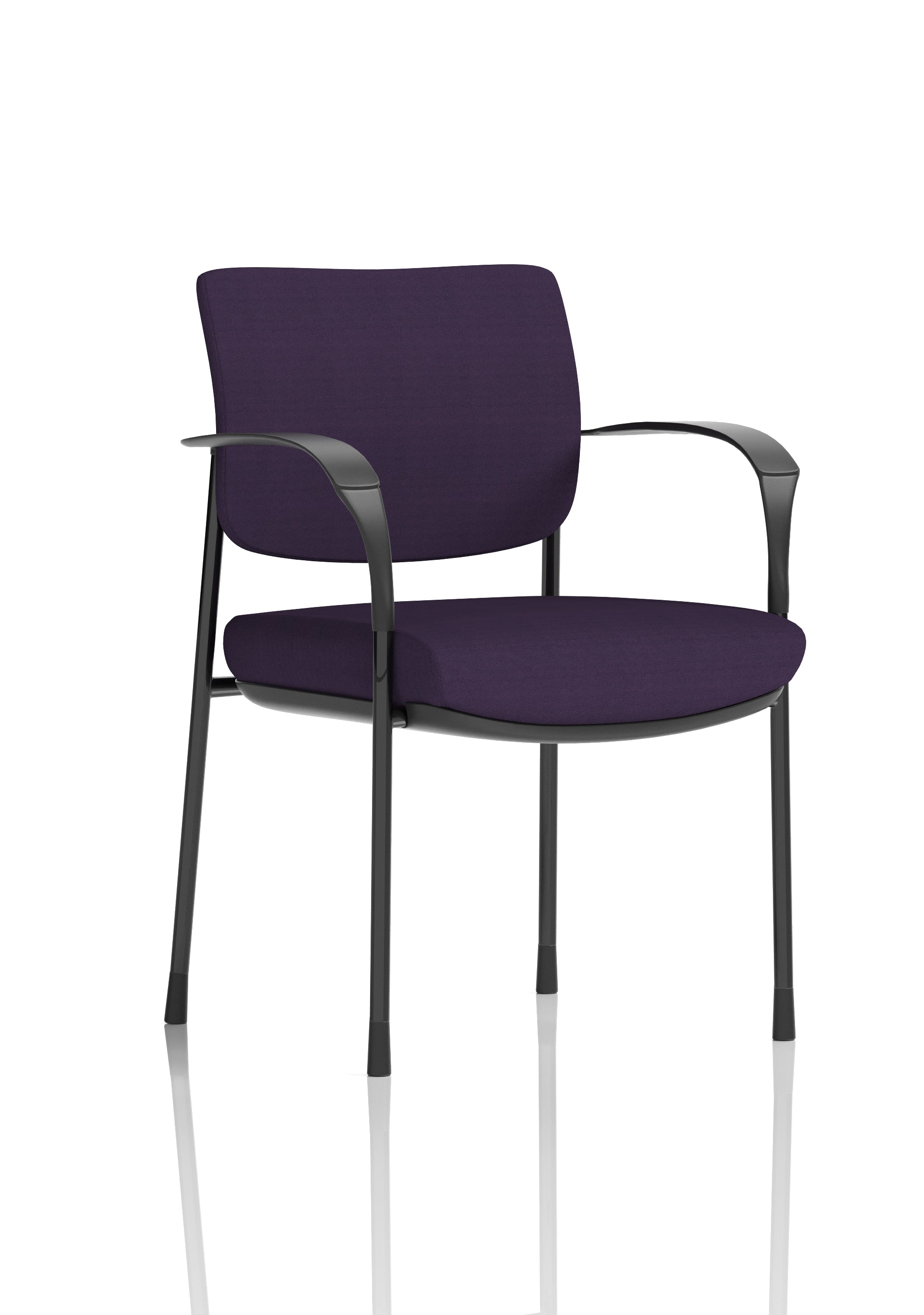 Brunswick Deluxe With Arms Black Frame (Back & Seat) Tansy Purple